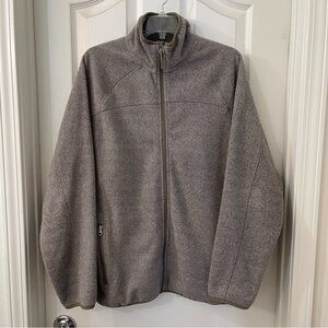 White Sierra Full Zip Fleece Jacket - Olive.  Mens:  Medium.